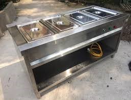 Bàn giữ nóng thức ăn 4 khay